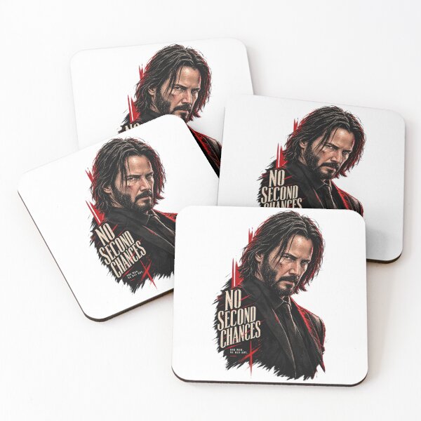 Item preview, John Wick No Second Chances Keanu Reeves Tribute designed and sold by Fashvora.