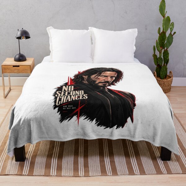 Item preview, John Wick No Second Chances Keanu Reeves Tribute designed and sold by Fashvora.