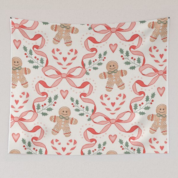 Item preview, Christmas Gingerbread Man Seamless Pattern  designed and sold by Vicky021.