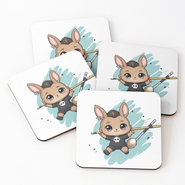 Item preview, Pole Vault Punk Hare Kawaii designed and sold by vivendulies.