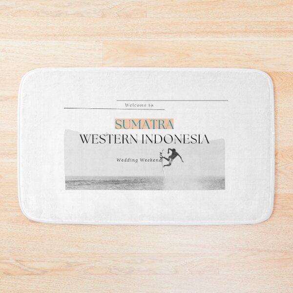 Item preview, Sumatra Western Indonesia Minimal Surf Poster designed and sold by OndaLiza.