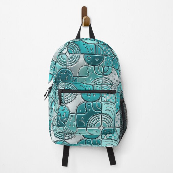 Item preview, Metallic Aqua & Silver designed and sold by FunFitsFactory.