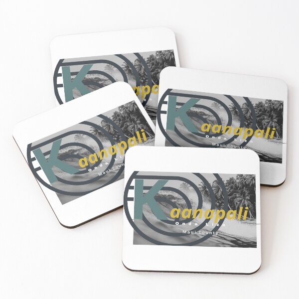 Item preview, Kaanapali Maui Hawaii Retro Surf Poster designed and sold by OndaLiza.