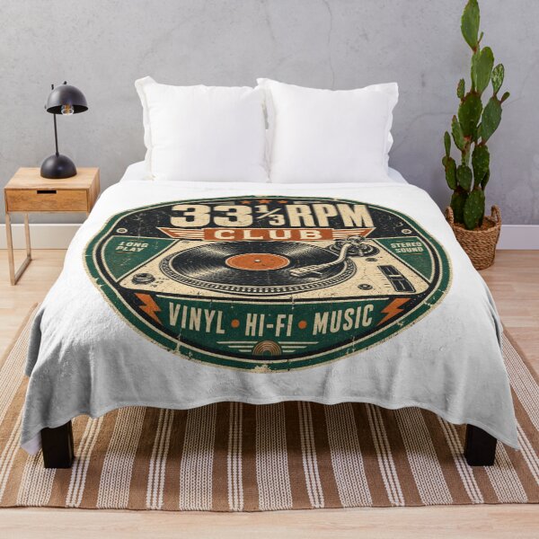 Item preview, 33 1/3 RPM CLUB - Vinyl Junkie Design designed and sold by NicheWearStudio.