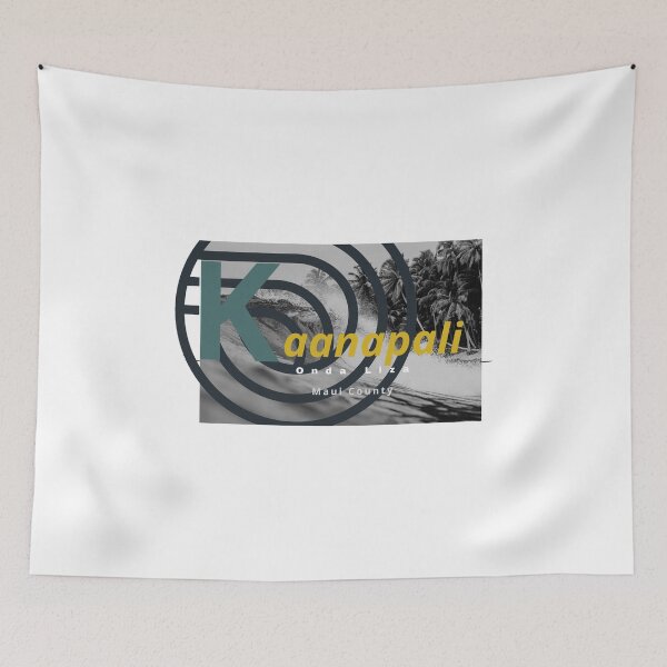 Item preview, Kaanapali Maui Hawaii Retro Surf Poster designed and sold by OndaLiza.