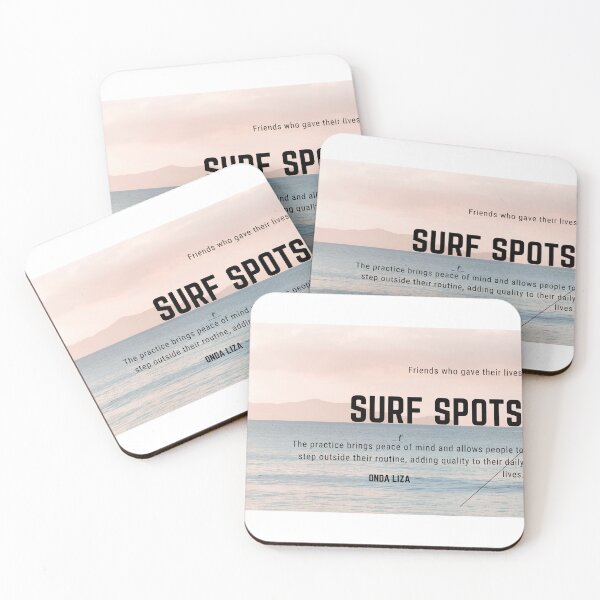 Item preview, Surf Spots Minimal Sunset Paddle Surf Poster designed and sold by OndaLiza.