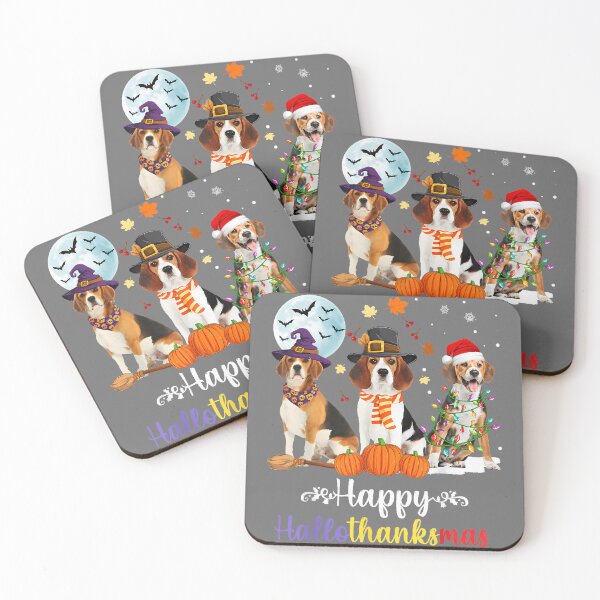 Item preview, Beagle Hallothanksmas Halloween Christmas Funny designed and sold by KristineLi.