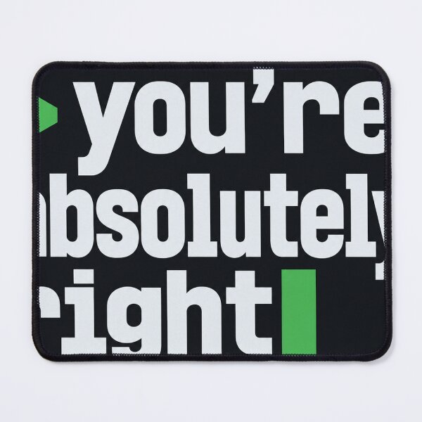 Item preview, You're Absolutely Right - Claude AI Coding Terminal Sticker designed and sold by Stick Erify.