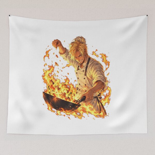 Item preview, Sanji Cooking Fire designed and sold by Schneider951.