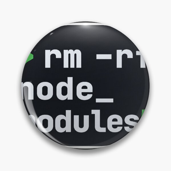 Item preview, rm -rf node_modules Terminal Sticker - Desarrollador de JavaScript designed and sold by Stick Erify.