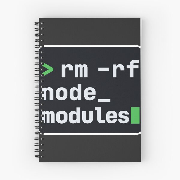 Item preview, rm -rf node_modules Terminal Sticker - Desarrollador de JavaScript designed and sold by Stick Erify.