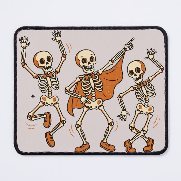 Item preview, Dancing Skeletons Halloween Design – Funny Spooky Skeleton Trio designed and sold by FashionHubLK.