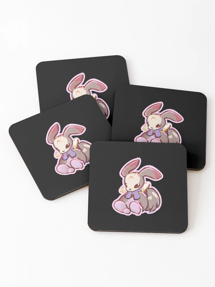 Thumbnail 1 of 5, Coasters (Set of 4), Cute Rabbit Character designed and sold by BrianMathews.