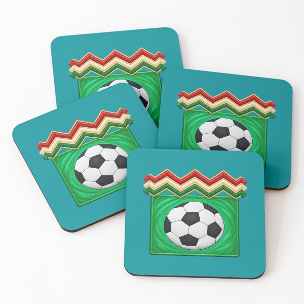 Item preview, Festive Football Field with Christmas Chevron Trim designed and sold by annenambiro.
