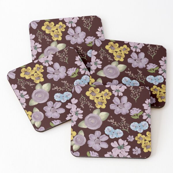 Item preview, Vintage Floral Dark Red Wine Seamless Pattern Art designed and sold by ​Jyoti Digital Artist.