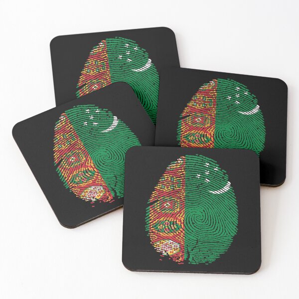 Item preview, Turkmenistan Flag Central Asian Heritage designed and sold by Azeecreate009.