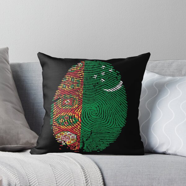 Item preview, Turkmenistan Flag Central Asian Heritage designed and sold by Azeecreate009.