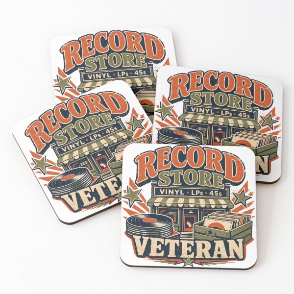 Item preview, RECORD STORE VETERAN designed and sold by NicheWearStudio.