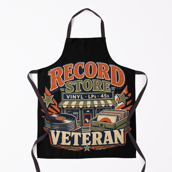 Item preview, RECORD STORE VETERAN designed and sold by NicheWearStudio.