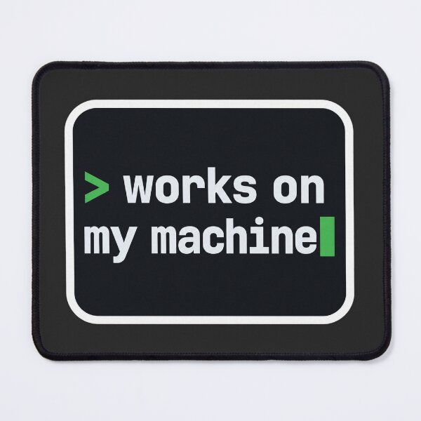 Item preview, Works On My Machine Terminal Sticker - Funny Programmer designed and sold by Stick Erify.