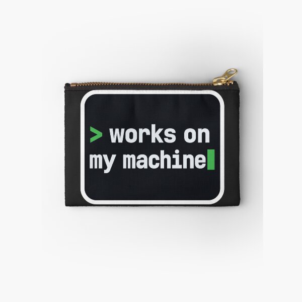 Item preview, Works On My Machine Terminal Sticker - Funny Programmer designed and sold by Stick Erify.