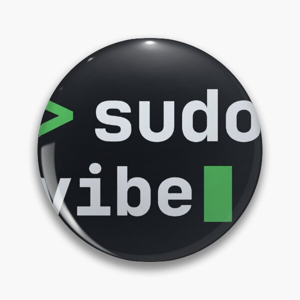 Item preview, sudo vibe - Vibe Coder Terminal Sticker - Linux Developer designed and sold by Stick Erify.