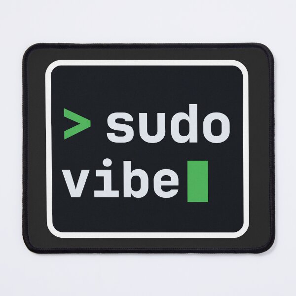 Item preview, sudo vibe - Vibe Coder Terminal Sticker - Linux Developer designed and sold by Stick Erify.