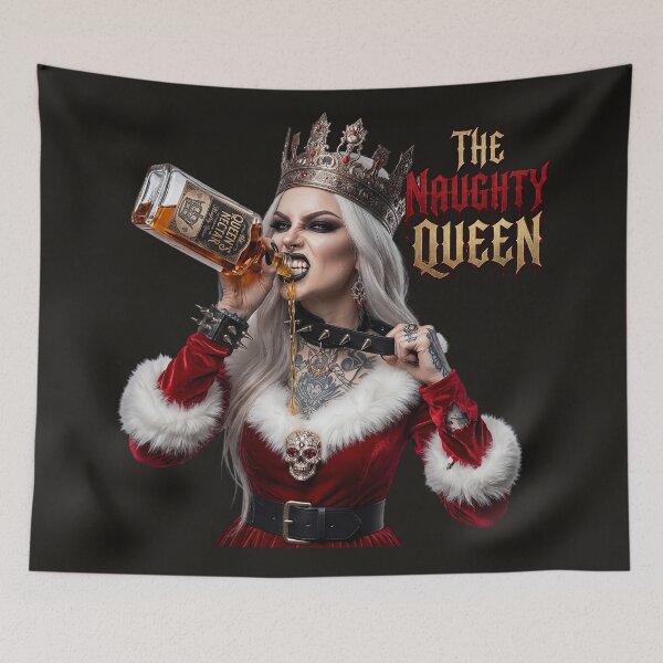 Item preview, The Naughty Queen Whiskey Bottle Girl designed and sold by Voodoo Store Paranormal Collections.