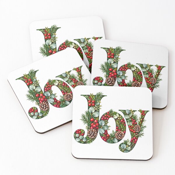 Item preview, Joy Winter Botanical Pine Berries Christmas designed and sold by victorsuarez.