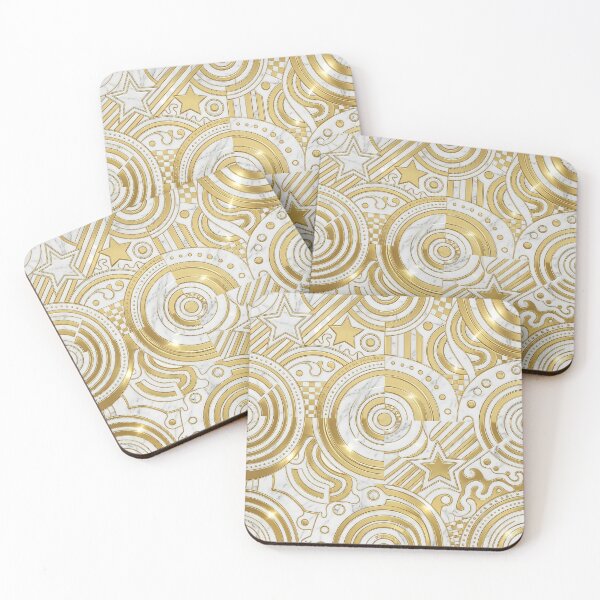 Item preview, Metallic Gold & White Marble designed and sold by FunFitsFactory.