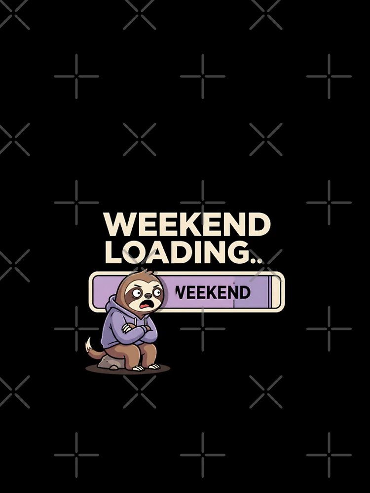 Thumbnail 4 of 4, iPhone Case, Weekend Loading Sloth designed and sold by SplashTastic.