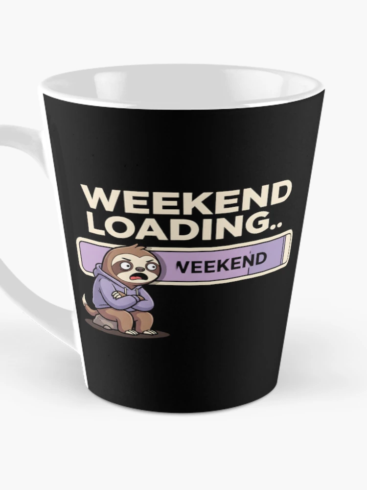 Thumbnail 3 of 4, Coffee Mug, Weekend Loading Sloth designed and sold by SplashTastic.