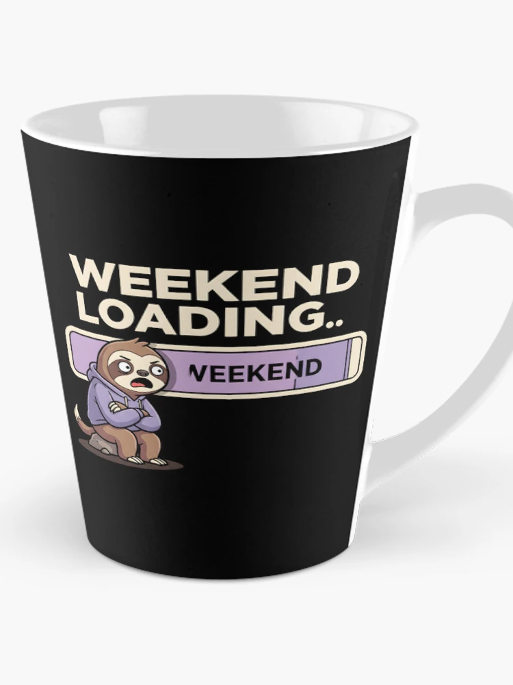 Thumbnail 1 of 4, Coffee Mug, Weekend Loading Sloth designed and sold by SplashTastic.