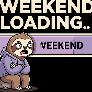 Artwork thumbnail, Weekend Loading Sloth by SplashTastic