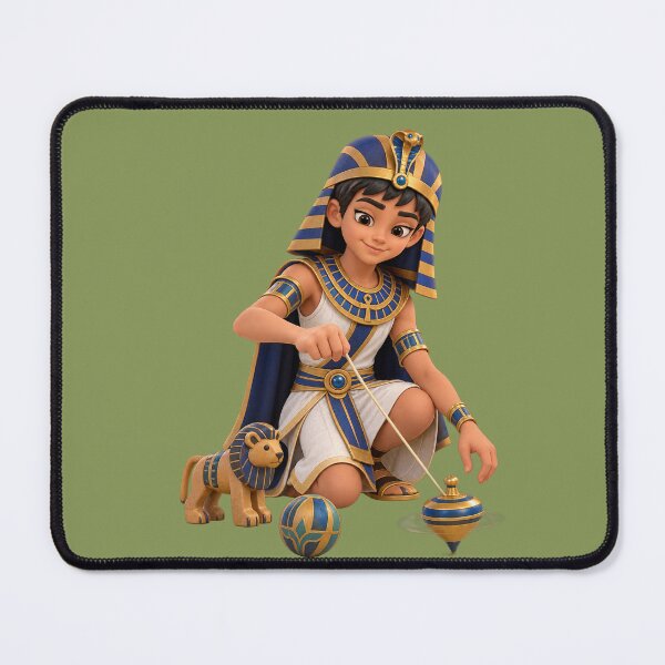 Item preview, The Little Pharaoh’s Golden Game – Cute Ancient Egyptian Prince designed and sold by NEFERSIGN.