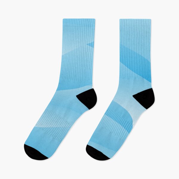 Item preview, Light Blue Abstract Waves – Modern Ocean Inspired Geometric Pattern designed and sold by demigots.