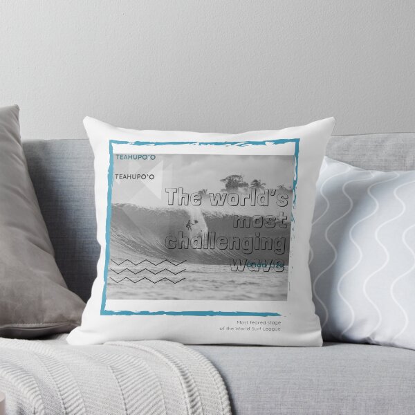 Item preview, Teahupoo Tahiti Most Challenging Wave Surf Poster designed and sold by OndaLiza.