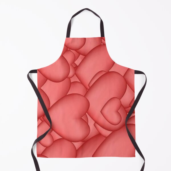 Item preview, Coral Pink 3D Hearts – Cute Romantic Heart Pattern designed and sold by demigots.