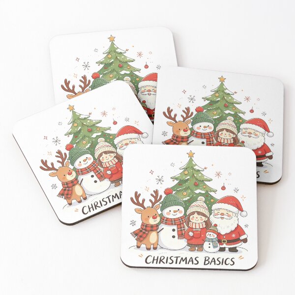 Item preview, Cute Christmas Characters – Reindeer, Snowman and Santa Claus designed and sold by Spirit of Siam.