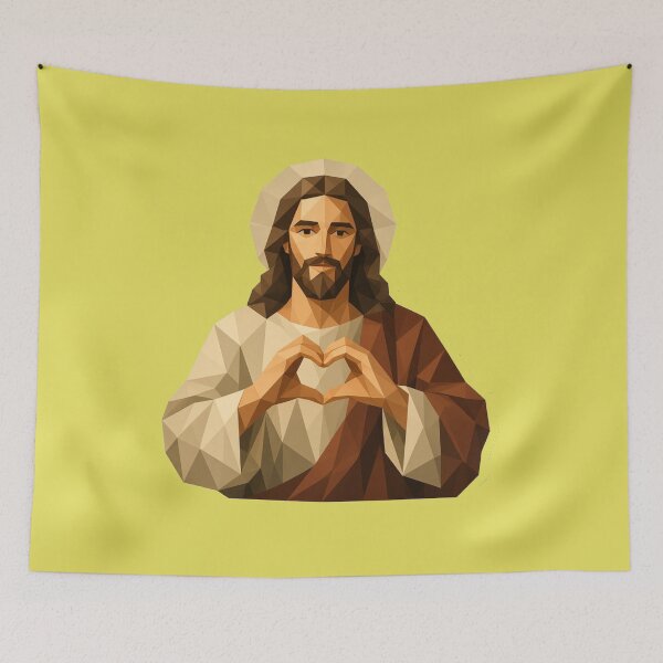 Item preview, Pixel Jesus Loves You designed and sold by Spoof-Tastic.