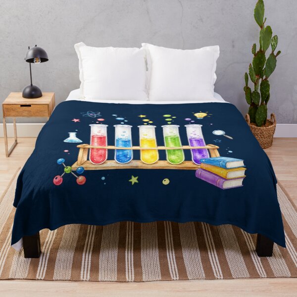 Item preview, Colorful Science Test Tubes - Watercolor Chemistry Lab Art designed and sold by GrinGalore.