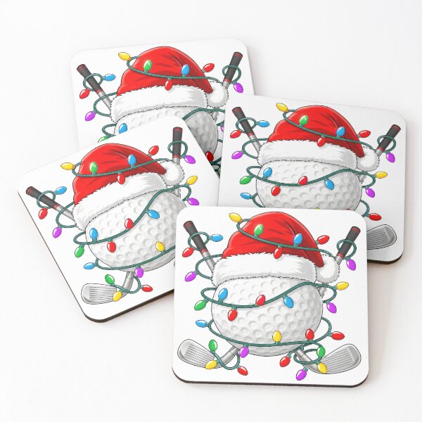 Item preview, Funny Golf Christmas Santa Hat Lights designed and sold by empiric-designs.