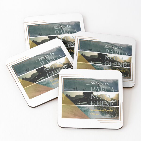 Item preview, Papua New Guinea Southwest Pacific Ocean Surf Poster designed and sold by OndaLiza.