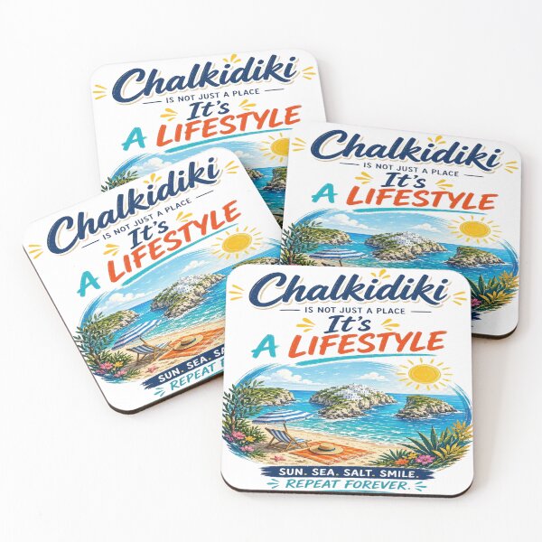 Item preview, Chalkidiki Is Not Just A Place It's A Lifestyle Greece T-Shirt designed and sold by Sushikidsntoddlers.