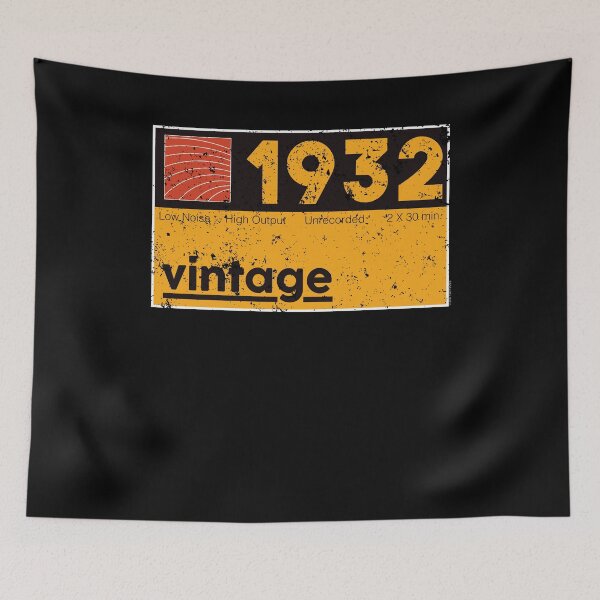 Item preview, Music Engineering 1932 Vintage Cassette Birthday Shirt designed and sold by shoppzee.