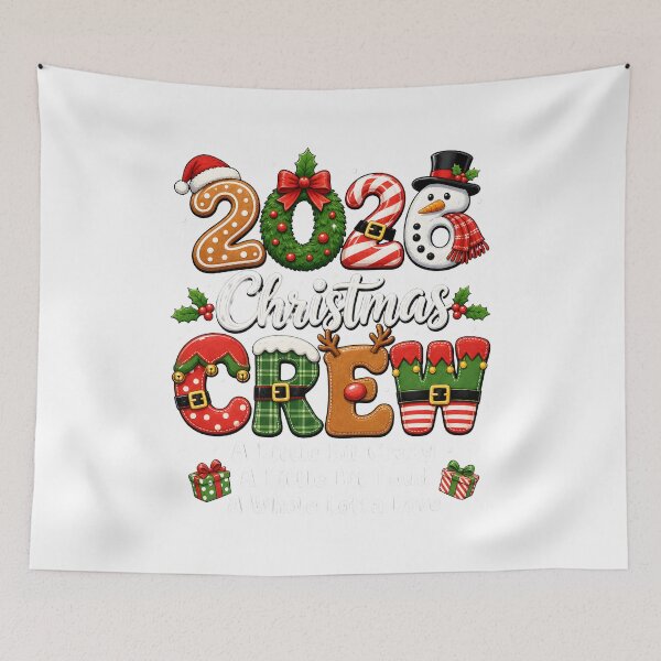 Item preview, 2026 Christmas Crew A Little Bit Crazy A Little Bit Loud Whole Lotta Love designed and sold by empiric-designs.