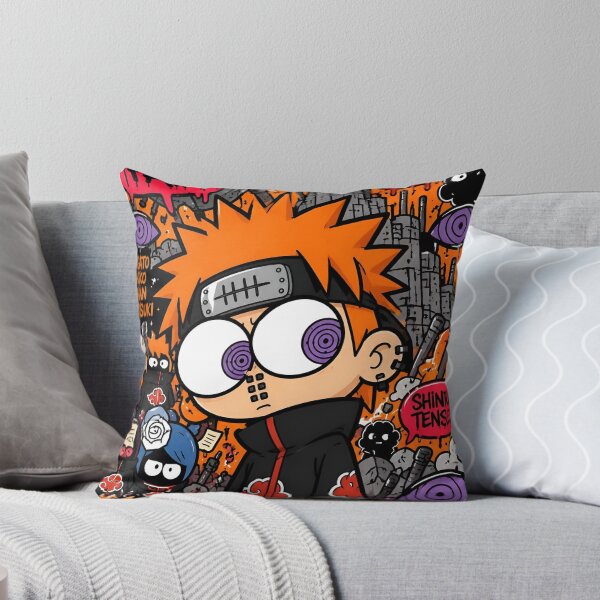 Item preview, Pain | Chibi Orange Haired Warrior – Graffiti Anime Inspired Street Art designed and sold by Dyan4.
