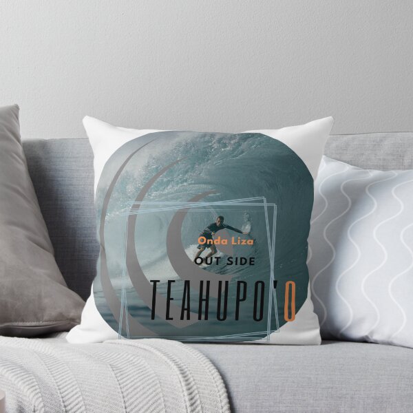 Item preview, Teahupoo Outside Tahiti Barrel Wave Surf Poster designed and sold by OndaLiza.