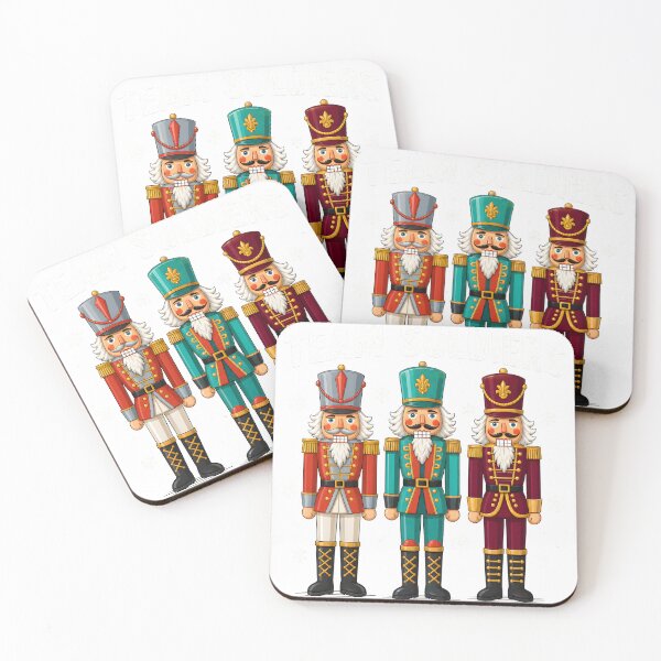 Item preview, Team Soldiers Nutcracker Christmas Toy Soldiers Holiday Gift Art designed and sold by empiric-designs.