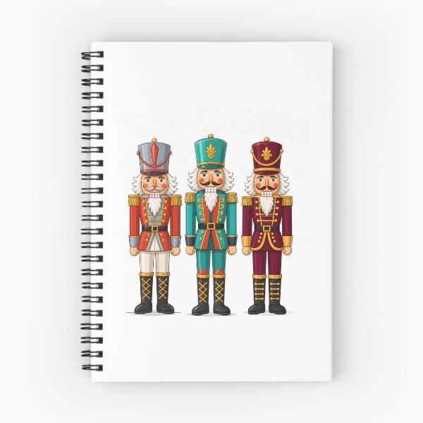 Item preview, Team Soldiers Nutcracker Christmas Toy Soldiers Holiday Gift Art designed and sold by empiric-designs.